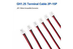 Multi-core GH1.25 Terminal Wire 2P-15P Electronic Cable Applied to Smart Devices and Control Modules
