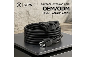 Linsheng New Arrival ETL Listed 16 Guage 25FT Heavy Duty Outdoor Extension Cord With 3 Outlets For Home Appliance