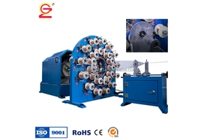 Polyvinyl Chloride Wire Cantilever Single Cable Twisting Machine for USB Cables