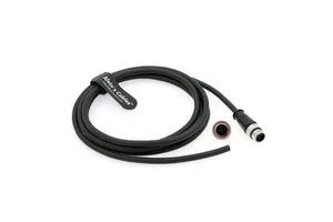 M12 Industrial Cable M12 Code 5 Pin Male Aviation Connector PVC Shielded Waterproof Cable for Industrial Cameras Sensor Network
