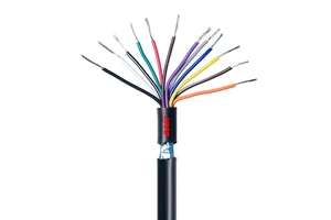 4 Core 22AWG PVC Cable 300V UL2405 Shielded Multi Core Copper Flexible Communication Control Cable