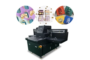 CCD Camera Scanning UV Printer with Conveyor Belt Automatic Positioning High Precision Card Printer 6012