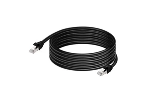 30m Black Cat6 Ethernet Cable Network Internet Cable with Rj45 Connector for Router Extension Patch Cable