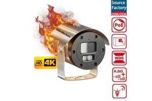8MP Explosion-proof Bullet Network Camera 4K CCTV Security Camera Anti-corrosion Stainless Steel IP Camera for Oil Gas Industry