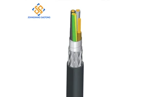 2XSLCY Flexible Shielded Data Cable 300/500V For Continuous Motion In Drag Chains And Robotics IEC 60332-1