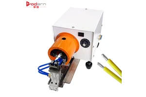Modern MD-19 Semi-Automatic 30W Multi-Core Copper Wire Twisting and Stripping Machine for Silicone and Power/Electronic Cords