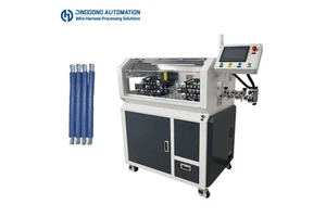 Automatic Large Diameter Cable Cutting Stripping Machine Touch Screen Wire Cutter Stripper for Industrial Power Cable Processing