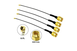 RF Coaxial Extension Cord SMA Male Plug Connector UFL U.FL WiFi Antenna Pigtail 1.13mm RG113 Mini Antenna Cable for Network Card