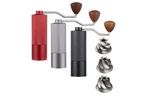 Custom Logo Manual Coffee Grinder Powder Container External Adjustment Coffee Bean Grinder for Travel Camping Home Office