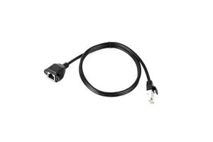 BSSY)RJ45 Ethernet Extension Cable Nickel-Plated Iron Providing Effective Interference Shielding Flexible PVC