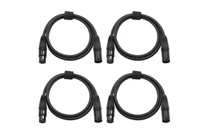 High Quality Customizable Dmx Cable Mic Xlr Cable 3pin 3 Pin Xlr Male to Xlr Female Audio Microphone Speaker Cables