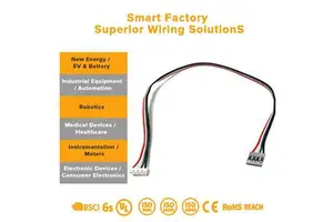 Custom IoT Wiring Harness and Circuit Board with Cables Assembly Including Flat Cable and Ribbon Cable Connector Board