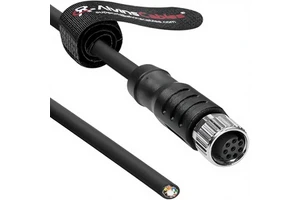 Alvin's M8 8 Pin Female A-Code to Open End Power I/O Cable Drag-Chain Shielded for Baumer CX Series VCXG VCXU VCX.XC Camera