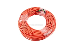 FIBERVISION MPO Data Center Cable Assembly Female MPO-MPO Fiber Patch Cord High Density 100m TPU Jacket Orange Fiber Optic