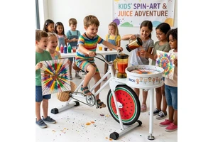 EXI Pedal Power Bubble Machine Bike Single Speed Large Outdoor Amusement Kids Party Equipment Smoothie Cruiser Spinning Art Bike