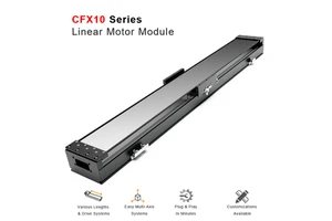 CFX Series Linear Motor Stage ±1um Repeatability High Velocity 3m/s Magnetic Drive Linear Module For High Speed Pick And Place