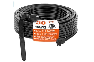 14AWG Extension Cord Weatherproof 3 Ping American Extension Power Cord Outdoor For Electric Generator