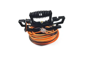 12/3 50ft Power Retractable Outdoor Electrical Extension Cord 220v Heavy Duty Waterproof Multi Socket Premium Power Cords