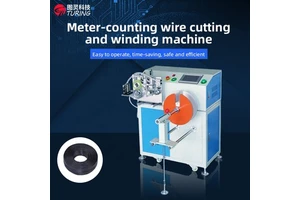 TR-139 Automatic Meter Counting Wire Cable Cutting Winding Machine Wire Bundling Machine Cable Wire Coiling and Tying Machine