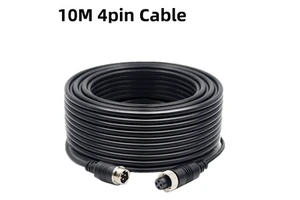 Factory 4 PIN 10M Industrial Aviation Extension Cable Male Female Connector Copper PVC Medium Voltage 12-24V Truck Bus Trailer