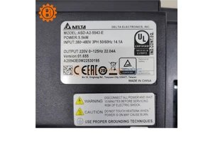 New Original Delta ASD-A2-5543-E 400V-3Ph 5.5kW Single-Axis AC Servo Drive
