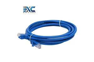 Exc Cable Factory Rj45 Network Ethernet Cable 1m Cat 5e 100m 0.3m Rj45 Conector Lan Cat 6 Cca Cat 6 Patch Cables Patch Cord 3m