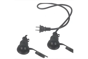 National Standard Two-Pin 250-Volt Power Supply Extension Cord Plug for Various Electrical Equipment Power Connectors