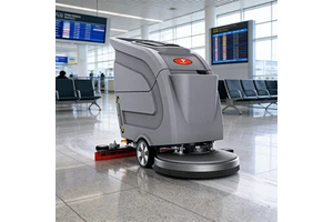 X1 Battery Powered Auto Scrubber Dryer Floor Scrubber Machine Cleaning for Airport Terminal and Transit Hub Large Yard