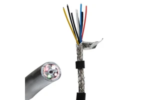 Professional 5 Conductors AWG24 PE Jacket Vented Cable With Liquid Level Transmitters
