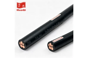 Huaqi 3x25+1x10+4x2.5 PUR Jacket Multi Core Cable 0.6/1kV Copper Power & Control Cable for Industrial Automation