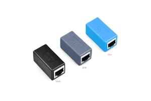 RJ45 Cable Ethernet Connections Network Extension LAN Coupler Connector 8P8C Verbinding Adapter Extender CAT567 Female to Female