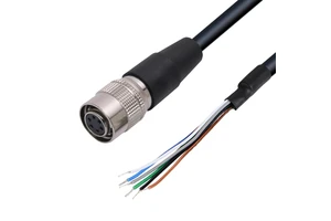 HR10-7P-6S 6-Pin Industrial Camera Trigger Cable for Hirose Compatible Power IO Shielded IP67 IP68 OEM ODM