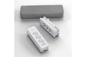 PD20W USB Power Strip With Type-C USB Extension 16A Rated Current 1.5M Cable Surge Protection EU Plug Standard 3 Outlets