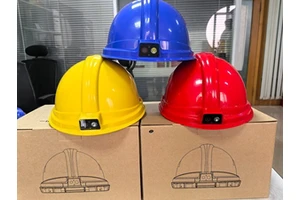 Smart Safety Helmet 4G Quad-core 1.5GHz Construction Hardhat 1080P Camera & WiFi Programmable Safety Helmet for Industrial IoT