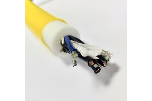 High effect waterproofing Multi cores underwater electrical wire with underwater camera cable underwater robot cable