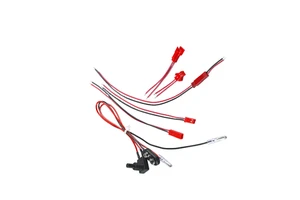 Battery Wire Harness Custom Power Cable Assembly Battery Clips for Automobile Home Appliance Machines Pure Copper Conductor PVC