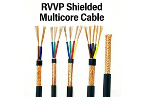 RVVP Flexible Cable Copper Shielded PVC Multicore Cable Reliable EMI Protection for Data Centers Industrial Control