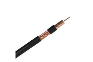 RG59 CCTV Camera Cable Low Attenuation Coaxial Cable with Foamed PE Insulation Shield for Video Security Monitoring System