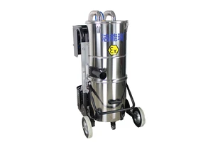YYVAC Factory Sale EX60-2 60L Toray EPTFE Filter Pneumatic Explosion Proof ATEX Industrial Vacuum Cleaner