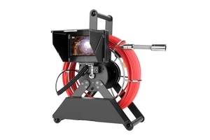 4.3 Inch IPS Color Monitor 4.8mm 30M Cable Ip68 Sewer Pipe Inspection Camera16GB TF Card DVR Sewer Drain Industrial Endoscope