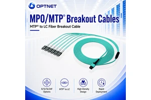 12Core Breakout Cable Multimode MPO-MPO Fiber Optical Patch Cord Aqua Protruding Key B For LSZH Jacket Patch Cable