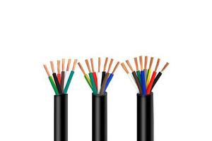 RVV Multi Core Control Cable for Elevator Control & Fire Alarm System 7*1.5mm² Flexible Copper Wire for Building Safety Projects
