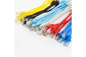 rj45 to rj45 ethernet extension cable indoor 0.3 meter utp 26awg colorful For Computer,Printer,Laptop