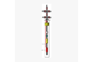 SANMON Downhole Water Cut Meter Flow Sensor Hi-Q Fiber Optic Sensing Cable for Continuous Logging Horizontal Vertical Oil Wells
