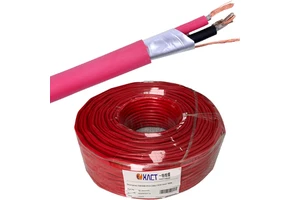 2 Core 1.5mmsqr 18awg PVC Industrial Fire Alarm Cable CE 1424 LPCB Certifications Al/Foil Shielded Control Cable