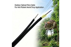 For Anti Rodent Aerial Drop Application LSZH Jacket Indoor/Outdoor Armored Optic Fiber Cable Fig 8 Drop Cable Self Supporting