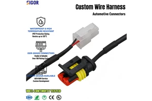OEM ODM Custom Copper Core Automotive Wiring Harness PVC Jacket Complete Vehicle Electrical Cable Assembly IATF16949 New Car