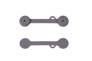 Twist Cable Ties with Strong Magnet, Silicone Reusable Twist Ties for Cord Wraps, Cord Organizer Magnetic Cable Clips