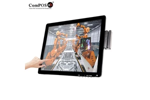 17 Inch Resistive Touch Screen Monitor with USB Interface New All-in-One Industrial Display for Business Use