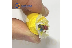 Underwater Electrical Cable Twisted Pair Rov Tether Cable Polyurethane Rov Cable 4 Core Power for Subsea Robot Vehicle